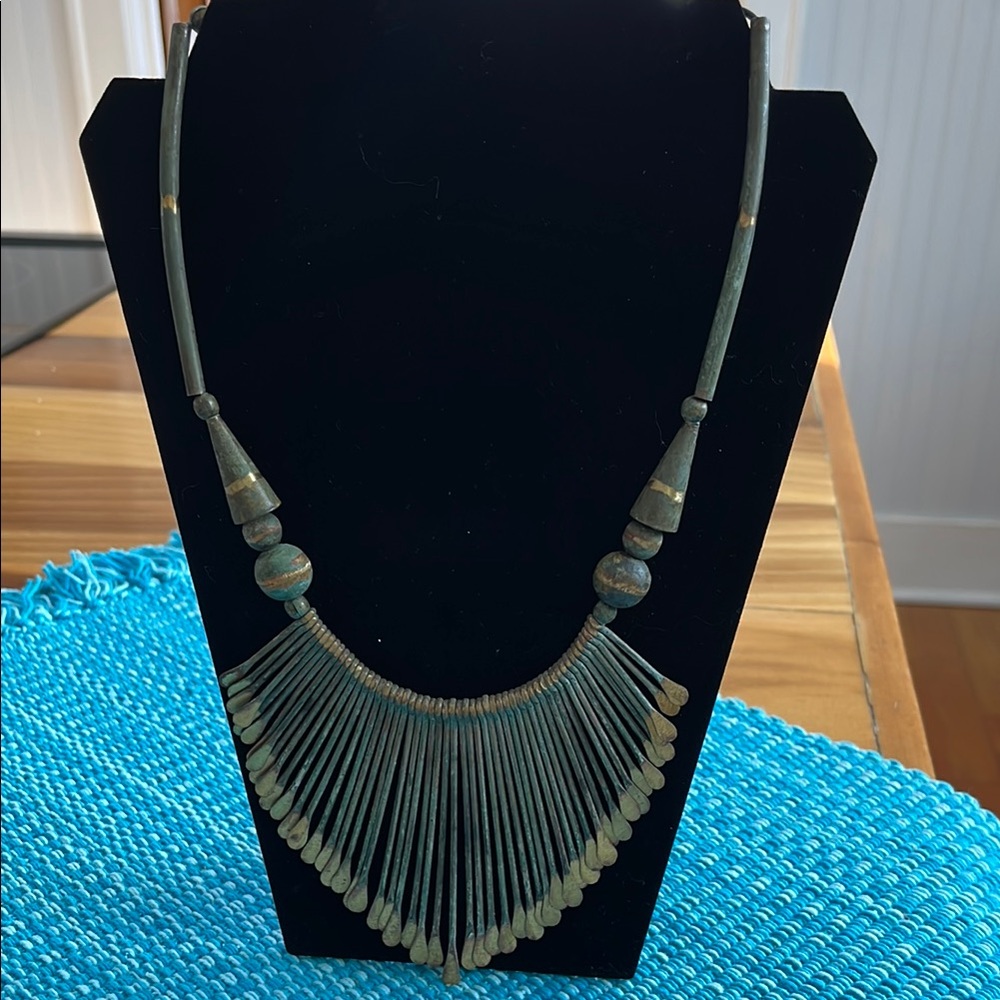 Green Metal Necklace